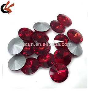 alibaba wholesale point back round crystal without hole or without hole
