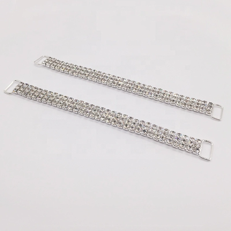 Wholesale ss16 Clear Crystal Bikini Dense Rhinestone Swimwear Connector for Sell