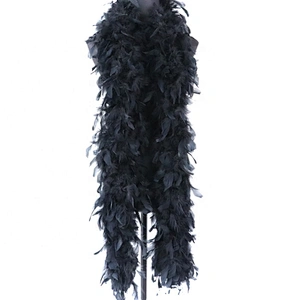 Custom 90gram Thick Turkey Feather Boa Chandelle Boas for Party Decoration