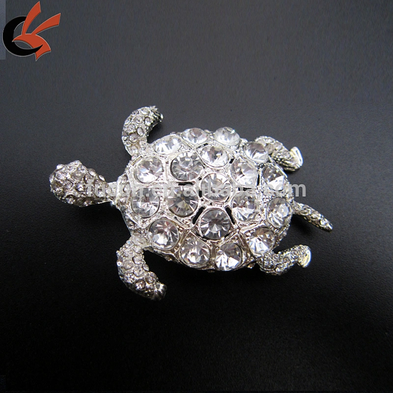 crystal rhinestone sea turtle brooch for decoration