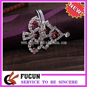 2018 Customs Christmas Gifts Rhinestone Table Napkins Christmas Trees Napkin Ring
