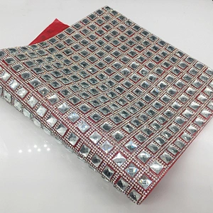DIY Hot Fix Self Adhesion 24*40cm Square Rhinestone Jewelry Mesh Sheet Wholesale