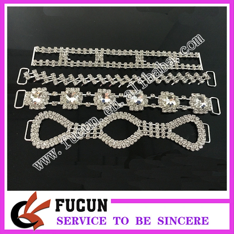 fashion crystal bikini clasps mental bikini swimwear connector for sale