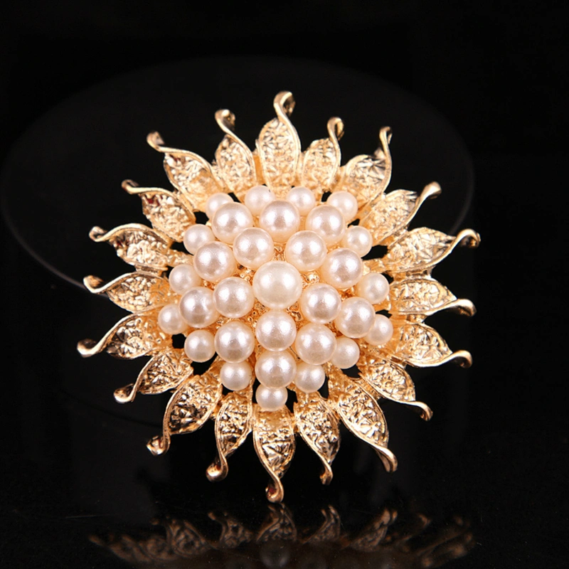 Vintage Engagement Table Serviette Ring Pearl Napkin Rings for Wedding