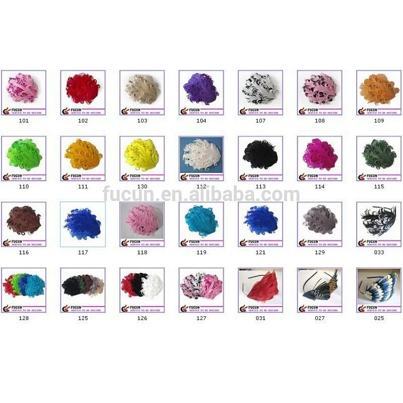 cheaper fashion mixed colour womens feather headbands china wholesale