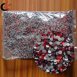 SS10 Flatback heat transfer red hot fix rhinestone