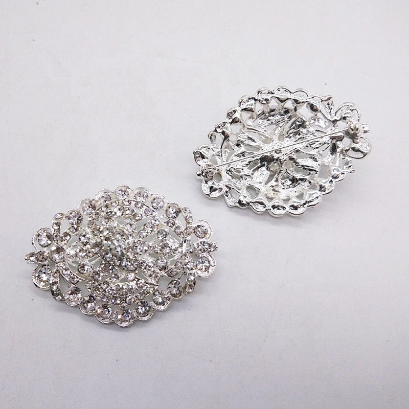 Factory for Sale Rhinestone Wedding Bridal Brooch Pin