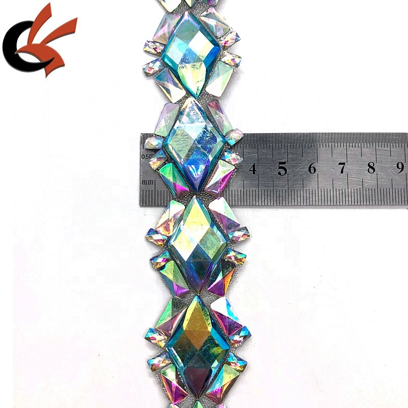 garment accessory Heat transfer designs Resin stones Crystal hot fix rhinestone tape