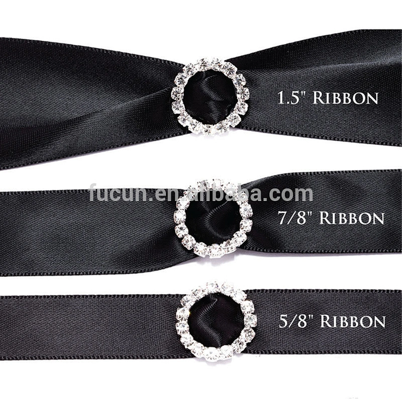 red rhinestone and ivory pearl buckles ribbon sliders