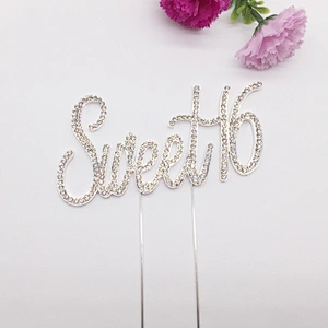16th birthday party decorations sweet 16 princess birthday cake topper for girls