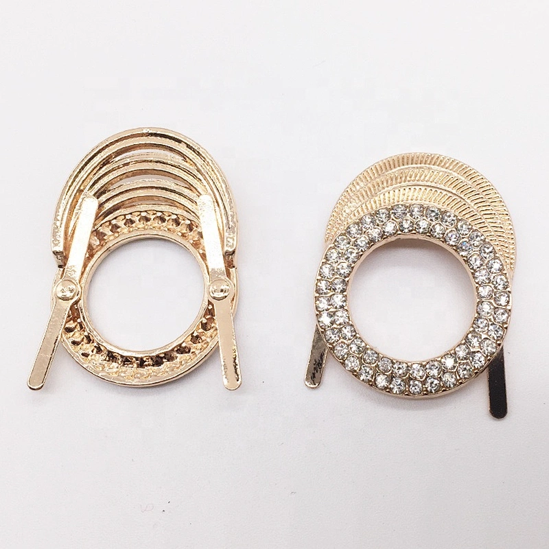 new arrival product gold metal men shoes buckle for shoe accessories decoration