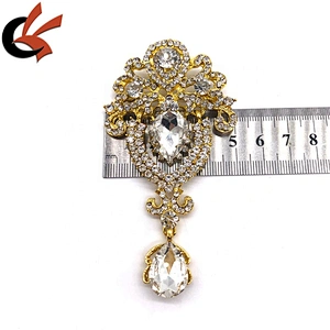 New Style Fashion Rhinestone Flower Brooch For Wholesale