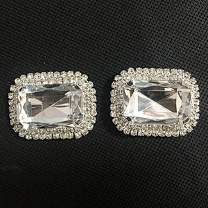 jewelry factory fashion cheap rhinestone sandal buckle shoe decorative crystal buckle