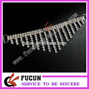 Crystal Rhinestone Bikini Connector For Swimming Decoration