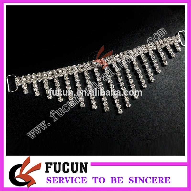 Crystal Rhinestone Bikini Connector For Swimming Decoration