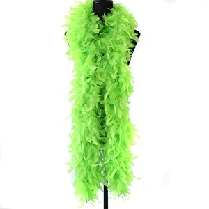 Custom 90gram Thick Turkey Feather Boa Chandelle Boas for Party Decoration