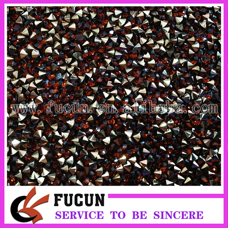 2018 hot fix rhinestone mesh for shoe accessories