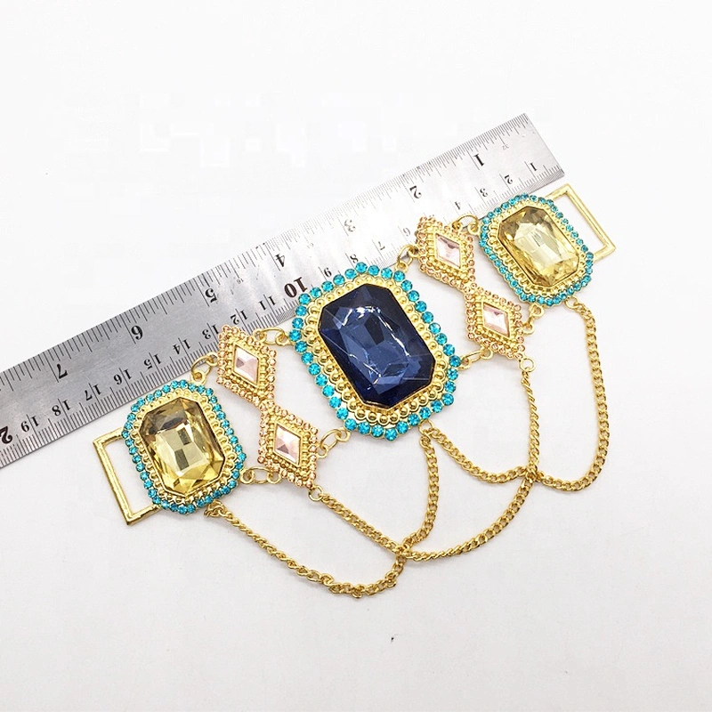 New Arrival Style Swimwear Set Rhinestone Connector Accessories Crystal Rhinestone Connector For Bikini Decoration
