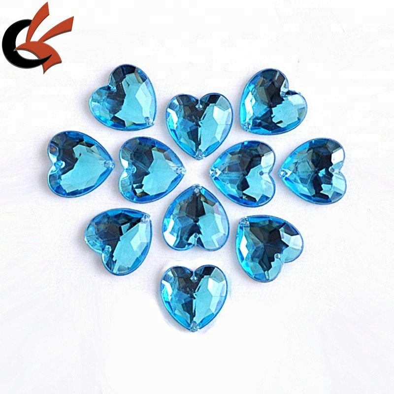 crystal heart shape rhinestone