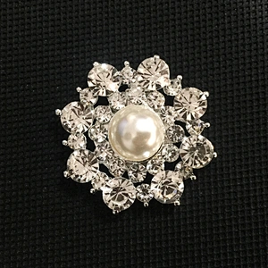 Fashion Beaded Shoe Clip Buckle Crystal Rhinestone Pearl Shoe Accessories Decoration
