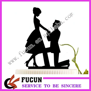Acrylic Goold Glitter Mr & Mrs Engagement Wedding Cake Topper