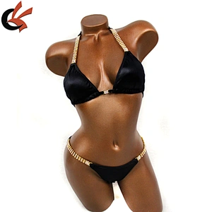 stunning wholesale crystal rhinestone connector for bikini side connector