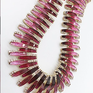 Rhinestone Chain  Crystal Trimming Rhinestone Banding For Garment