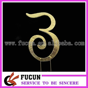 Large GOLD Rhinestone Monogram Letter E Cake Topper Pick Diamond Decoration