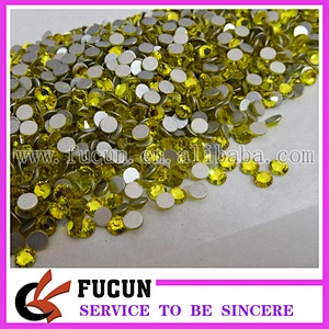 Top Quality Wholesale Light pink Flat Back non hot fix Crystal Rhinestone