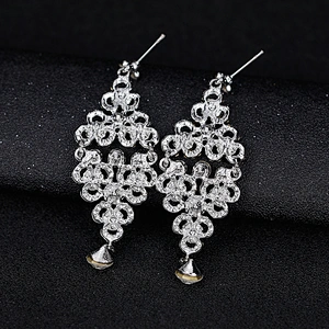 2019 fashion rhinestone jewellery crystal rhinestone ladies earrings