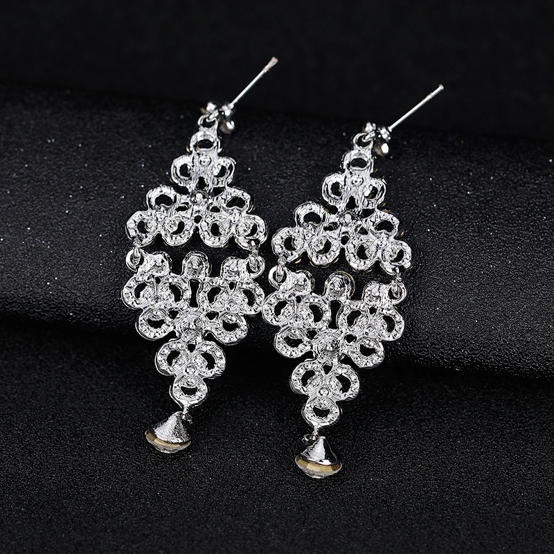 2019 fashion rhinestone jewellery crystal rhinestone ladies earrings