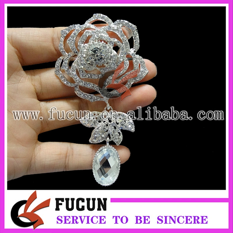 wholesale flower crystal rhinestone wedding napkin rings
