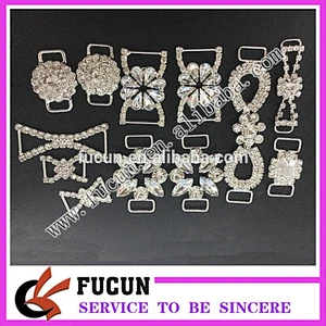 headband supplies silver Rhinestone clasp headband bikini connecter