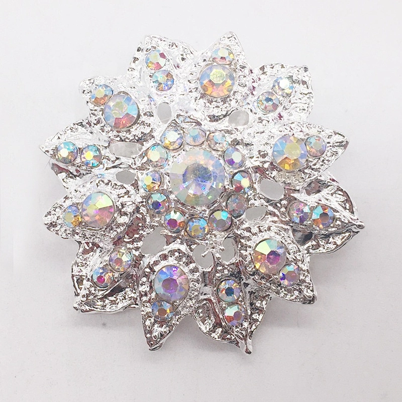 Custom Men Brooch Pin Manufacturer Rhinestone Decoration Jewelry Brooch For Garment