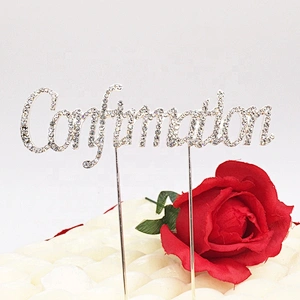 Hawaiian party decorations favour rhinestone wedding invitation confirmation cake topper