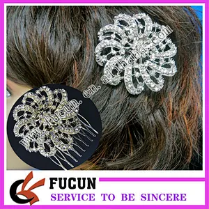 Hair comb Wedding Haircomb Bridal pearl Comb Brooch Comb