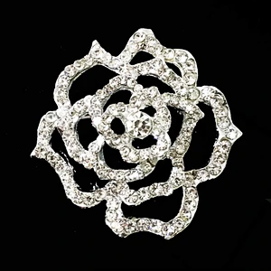 rhinestone mental lapel pearl brooch pin for wedding invitation