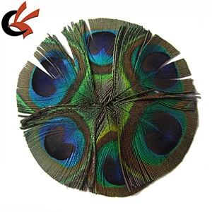 New Peacock feather pad for headband