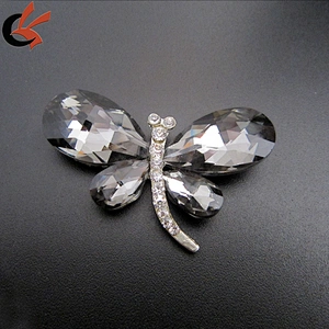 wholesale little butterfly rhinestone brooch for decoration