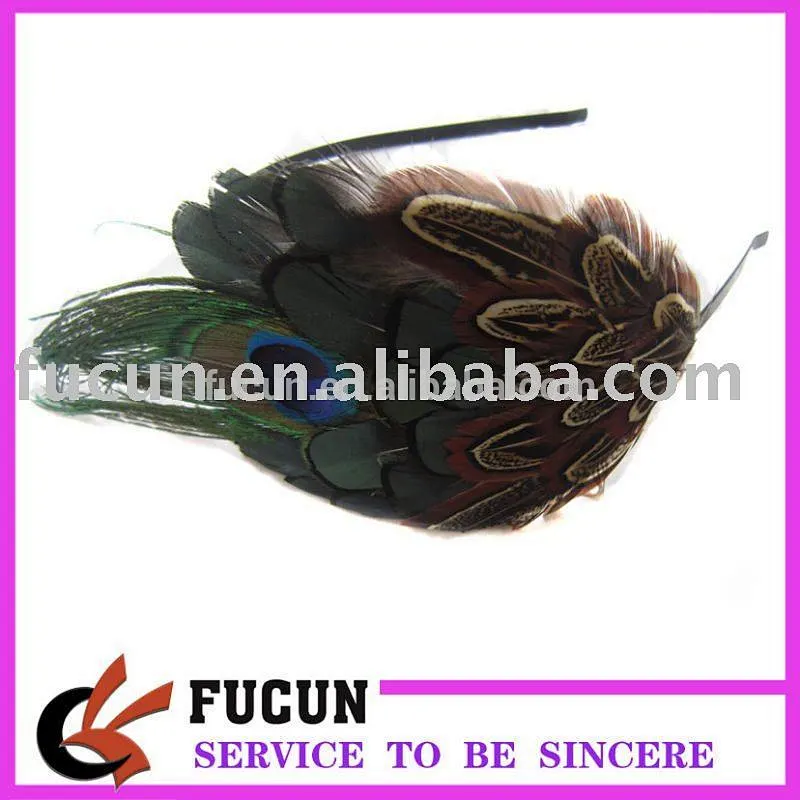 fashion feather hair accessories headbands for party supplies
