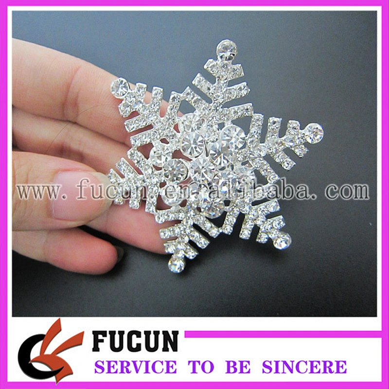 Winter snow Theme Crystal Rhinestone Large Snowflake