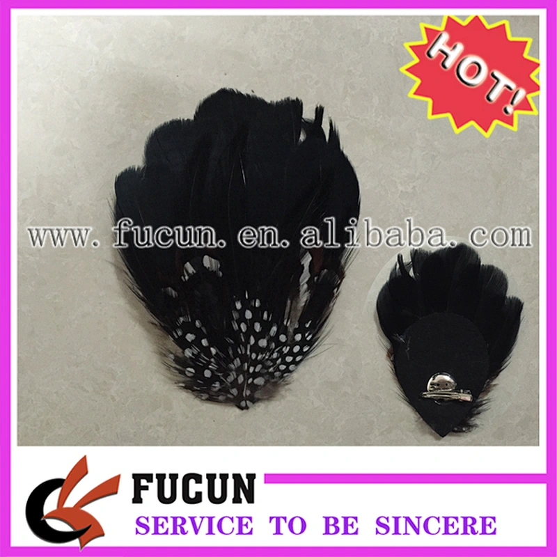 New lovely black feather pads for kids headbands baby hair bands accessories