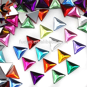 flower sew on acrylic rhinestone