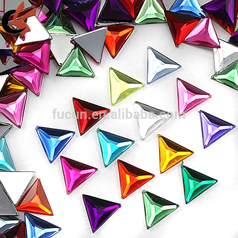 flower sew on acrylic rhinestone