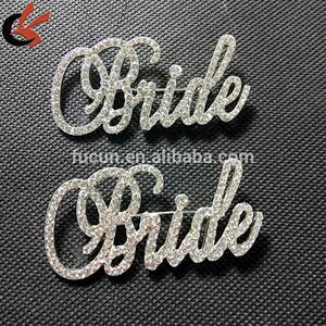 Jewelry Custom wedding crystal rhinestone Silver Plated Brooch