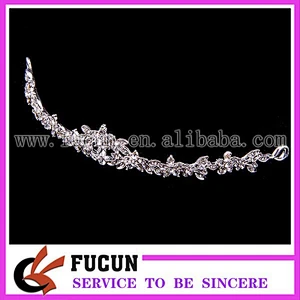 wholesale Bridal Wedding Bride Silver Rhinestone Necklace Earring Jewelry Set Women