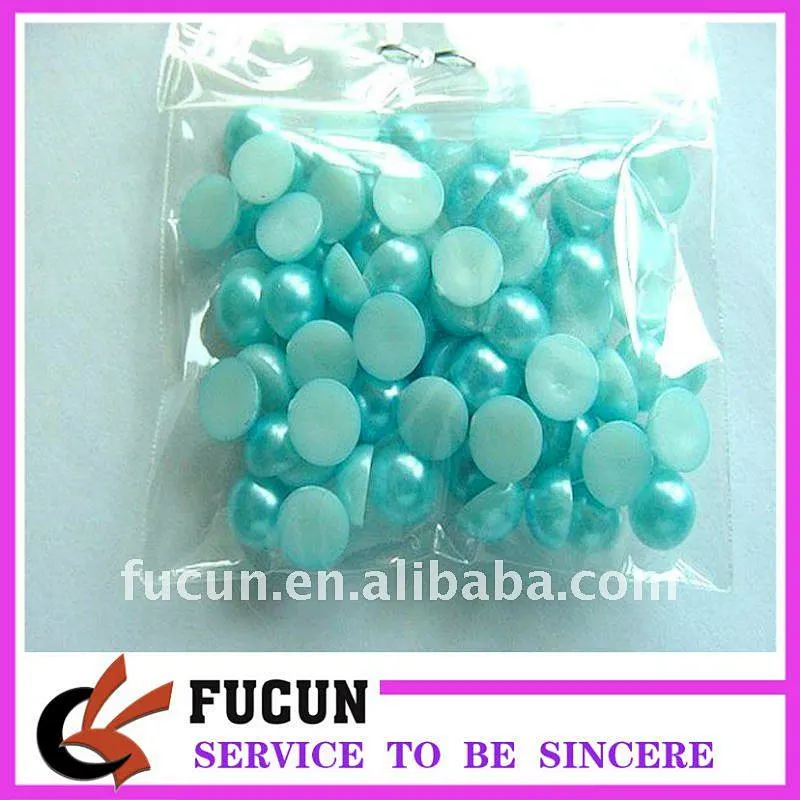 good quality half round plastic pearl bead