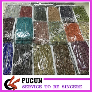 ss8,ss12,ss16,ss18 Sparly sew on silver crystal rhinestone cup chain strass trimming for dress decoration