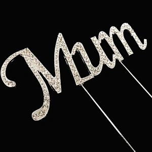 New arrivals custom unique favors birthday Mama cake topper for mother's day cake decoration