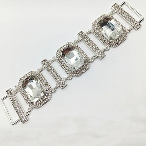 Wholesale Swimwear Rhinestone Diamante  Bikini Connector in buckle